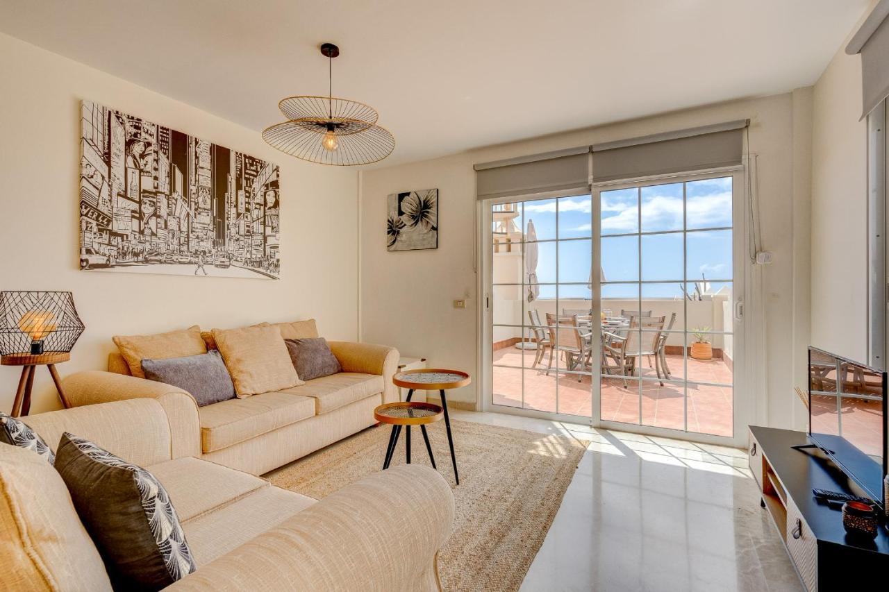 Penthouse With Great Sea View And Natural Reserve - Magnificent Swimming Pool - Calm And Bright Palm-mar Bagian luar foto